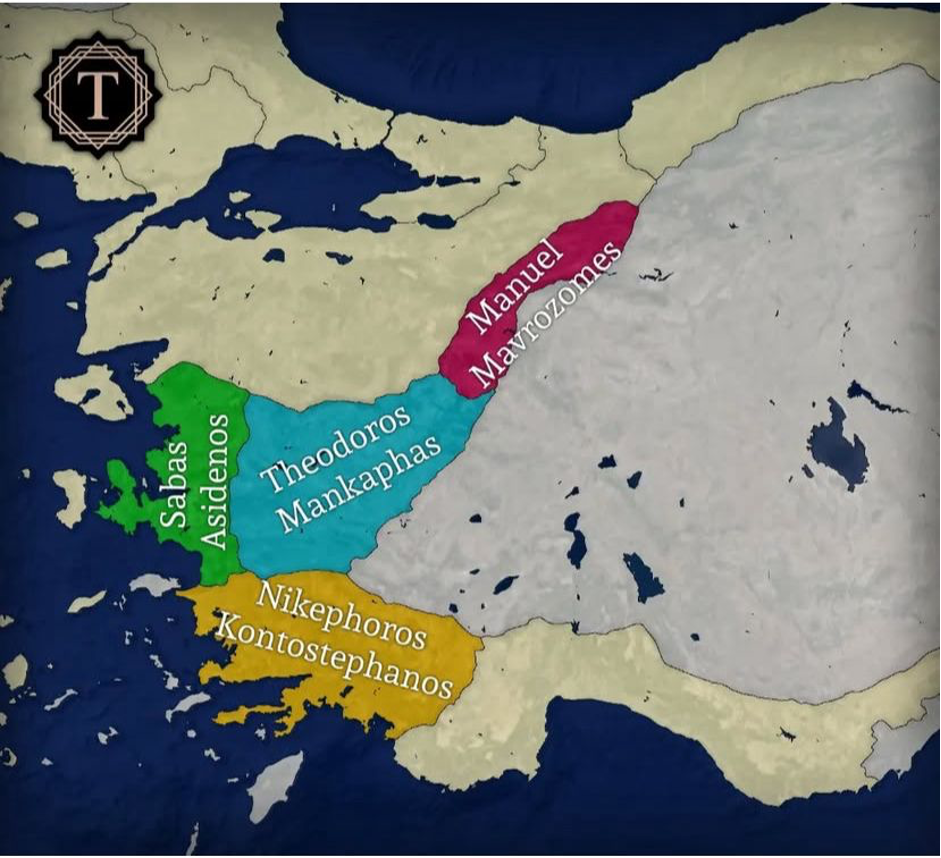 1204 Asia’da Kurulan Bizans Prenslikleri