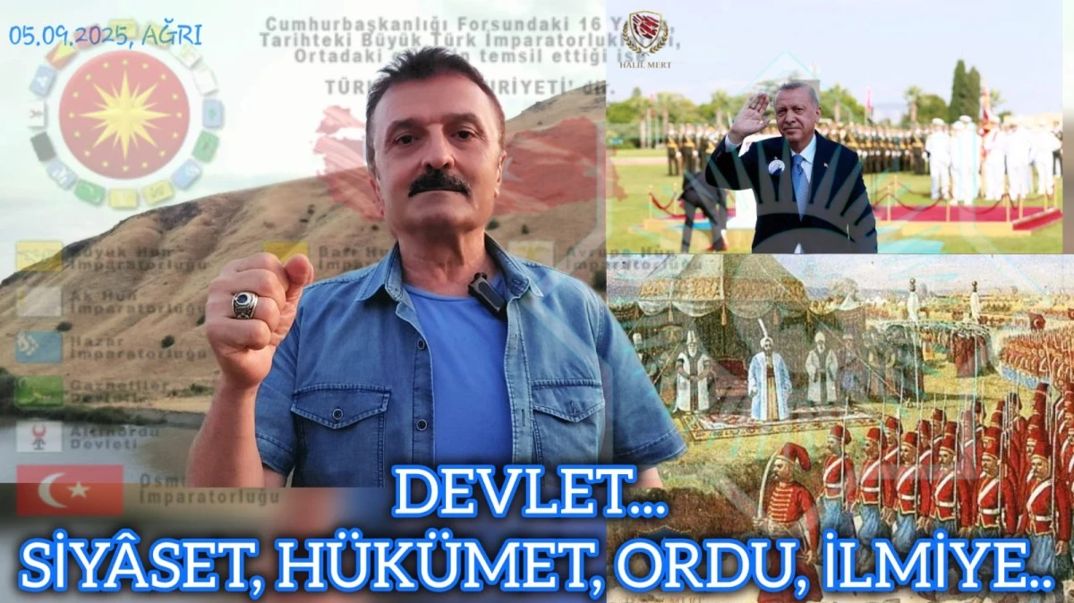Devlet... Siyaset, hükümet, ordu, ilmiye… İktidar ve yönetimden sorumlu hükümettir…