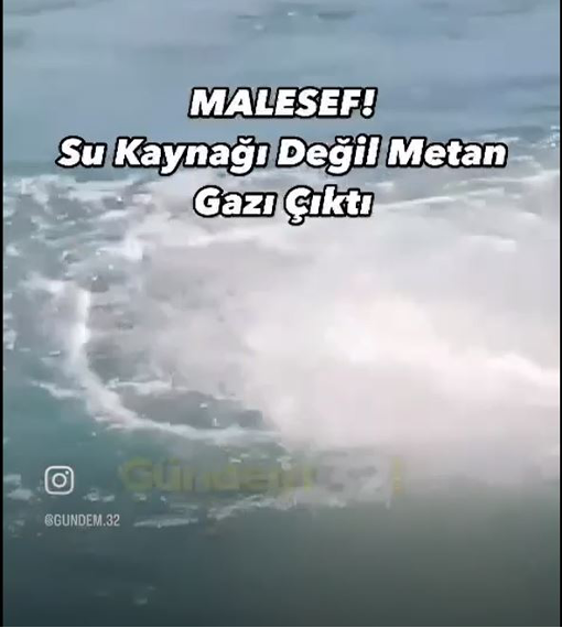 Eğirdir Gölü’nden 2000 yıldır gaz çıkmaktadır