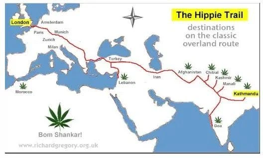 Hippiler ve Cannabis Rotası
