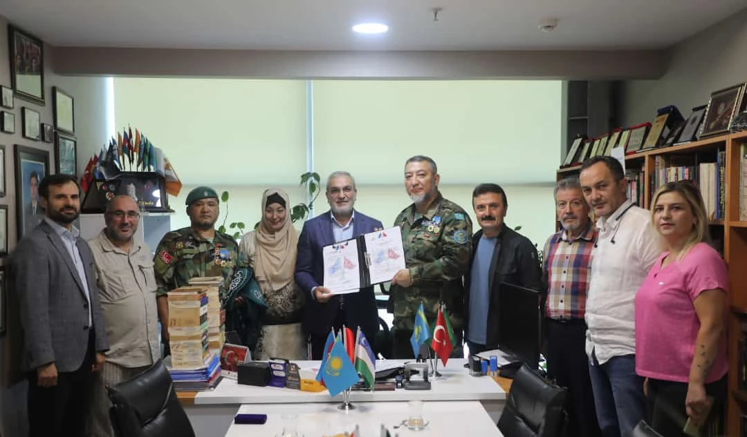 Kazakistan Gaziler Birliği ile ANESİAD ve SAVORAS İşbirliği Muhtırası imzaladı
