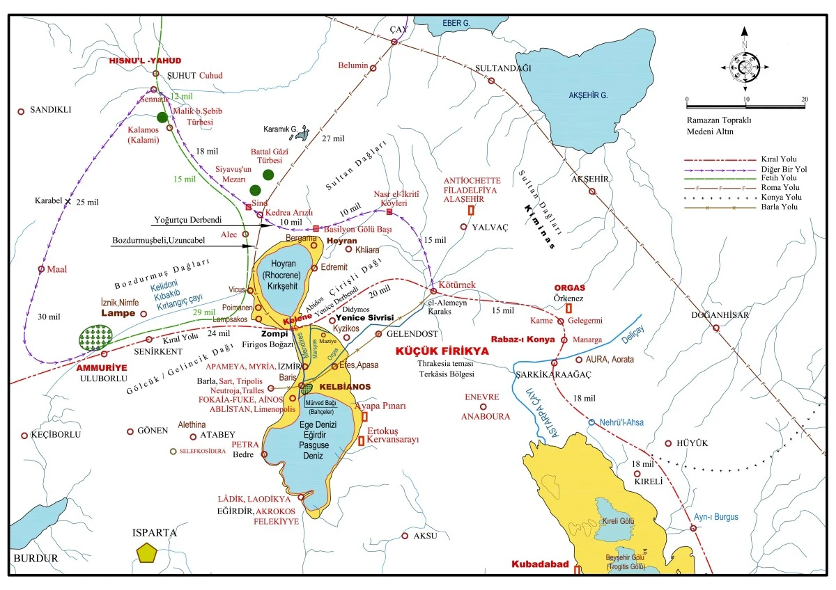 Kibyra (Cibyra) ve Kibyrrhaiotai (Cibyrrhaiote) teması