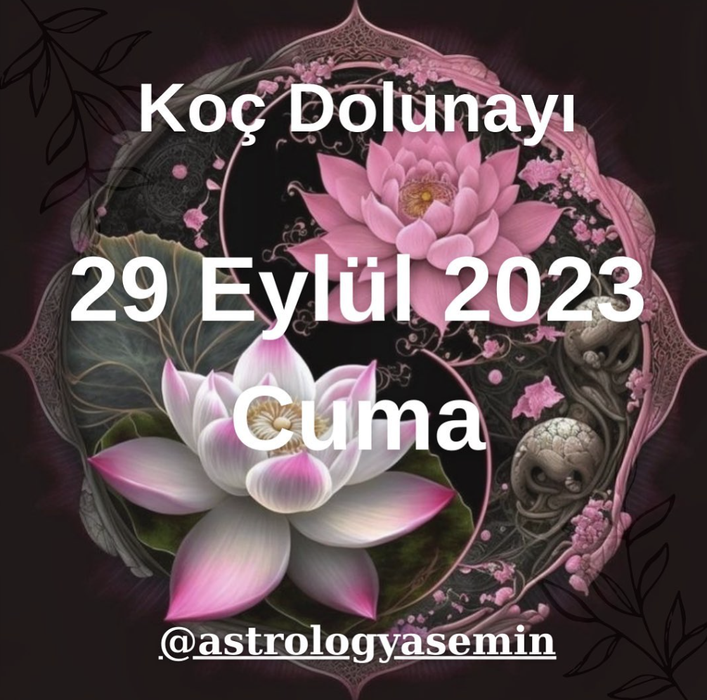 Pozitif bir Koç Dolunayı, 29 Eylül 2023 Cuma