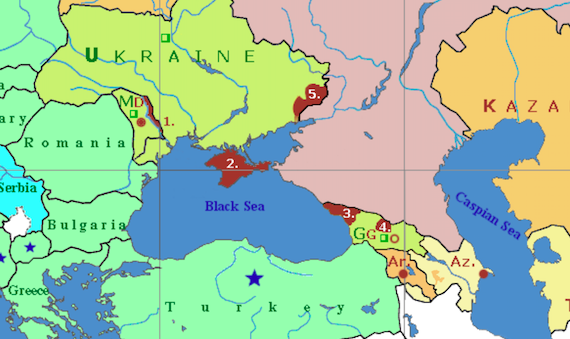‘Savaş karşıtı’ Ukrayna’dan, Abhazya ve Güney Osetya’yı işgal çağrısı!