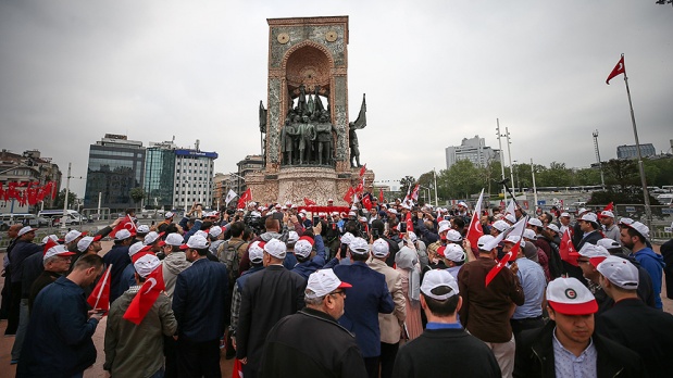 '1 Mayıs Emek ve Dayanışma Günü'nden renkli kareler...