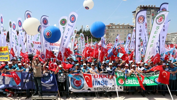 '1 Mayıs Emek ve Dayanışma Günü'nden renkli kareler...