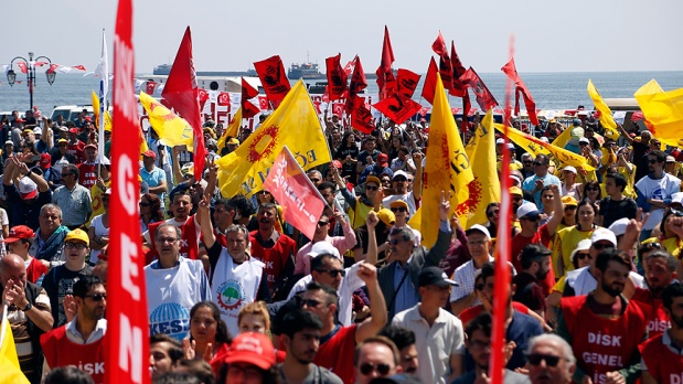 '1 Mayıs Emek ve Dayanışma Günü'nden renkli kareler...