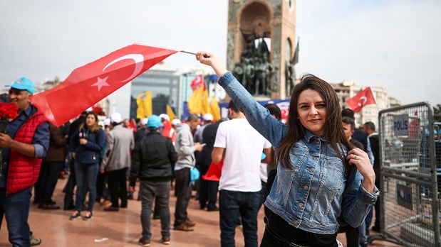 '1 Mayıs Emek ve Dayanışma Günü'nden renkli kareler...