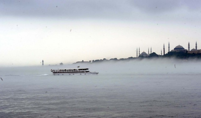 İstanbul'da SİS manzaraları