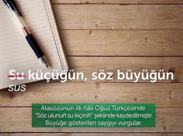 Yanlış Bilinen “Sözler”in orijinalleri!..