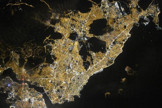 Rus kozmonot Konenko'nun uzaydan çektiği muhteşem Türkiye görüntüleri