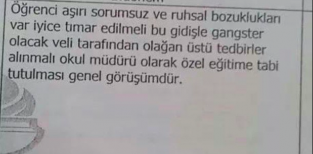 “Fenomen Karneler!.." Sınıf Rehber Öğretmeninin Öğrenciler Hakkındaki Görüşleri!..