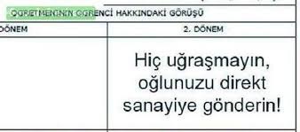 “Fenomen Karneler!.." Sınıf Rehber Öğretmeninin Öğrenciler Hakkındaki Görüşleri!..
