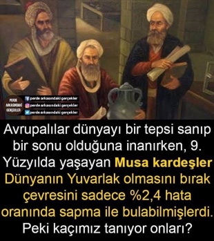 Kaç kişi bunları biliyor ve kaçımız bu isimleri tanıyor!..