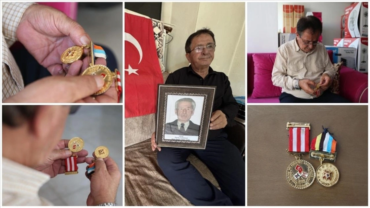105 yaşında vefat eden Kore gazisinin yanından ayırmadığı madalyaları oğluna emanet