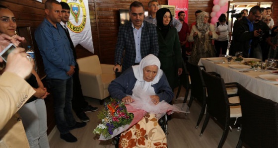 110 yaşındaki Fatma anneye sürpriz
