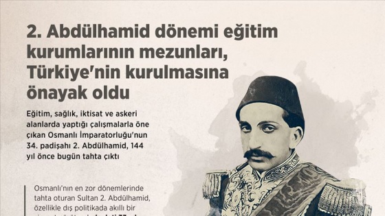2. Abdülhamid dönemi eğitim kurumlarının mezunları, Türkiye'nin kurulmasına önayak oldu