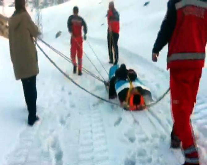 Nemrut Dağı'nda nefes kesen kurtarma operasyonu!