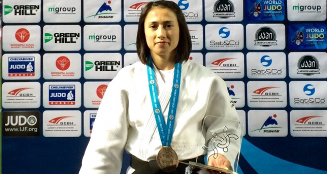 Milli Judocu Ebru Şahin'den Tiflis’te bronz madalya