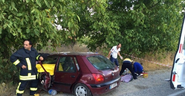 Ağaca çarparak durdu: 3 ölü, 5 yaralı