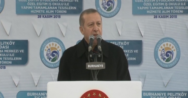 Erdoğan: "Bayrağımız dışında bir bayrak..."