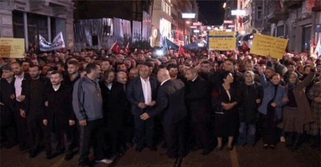 Ülkü ve Alperen Ocaklarından Taksim’de eş zamanlı protesto!