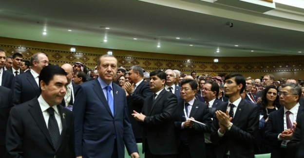 Erdoğan Aşkabat’ta konsere katıldı