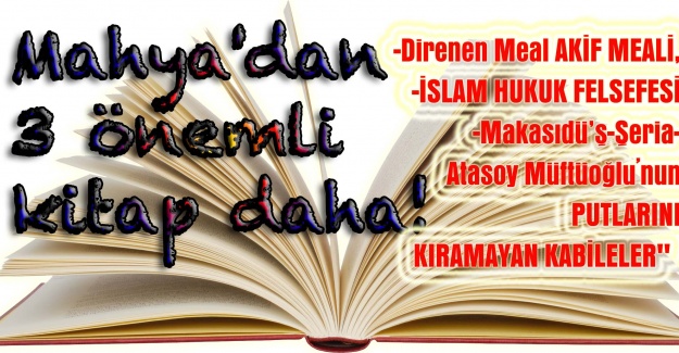 Mahya'dan 3 önemli kitap daha!