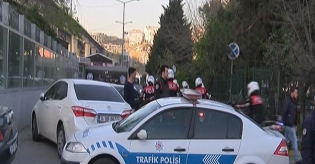 Yüzü kapalı 3 genç polisi alarma geçirdi