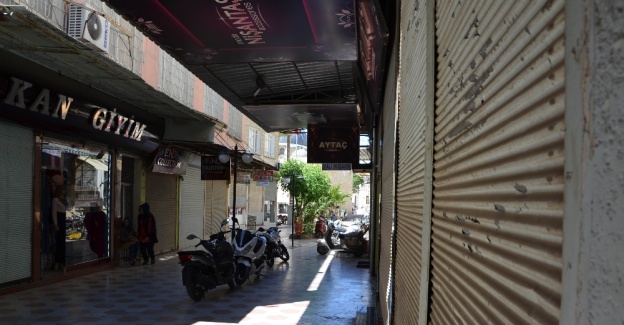 Kilis’te esnaf kepenk kapattı