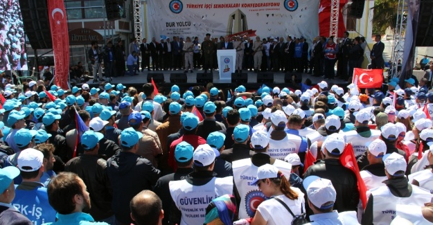 Türk-İş 1 Mayıs’ı Çanakkale’de kutladı