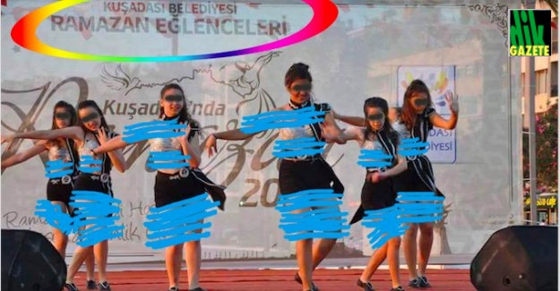 "Kuşadası’nda Ramazan Eğlenceleri" Rio Karnavalı gibi! Tepkiler gırla...