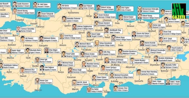İşte, FETÖ&#039;nün &#039;İmam&#039; kodlu il elebaşılarının tipolojisi