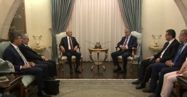 Kılıçdaroğlu Cumhurbaşkanı Akıncı ile görüştü