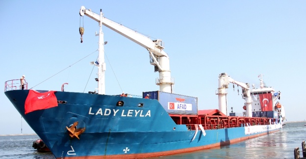 Yardım gemisi ’Lady Leyla’ yola çıktı