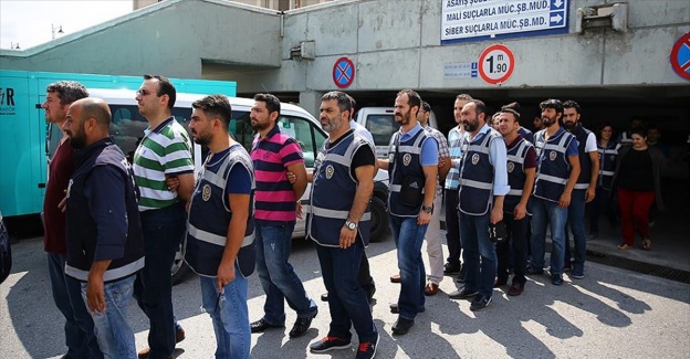 Danıştay ve Yargıtay personeli 102 şüpheli, adliyeye sevk edildi