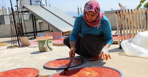 Kırmızı biberin salçaya uzanan zahmetli yolculuğu