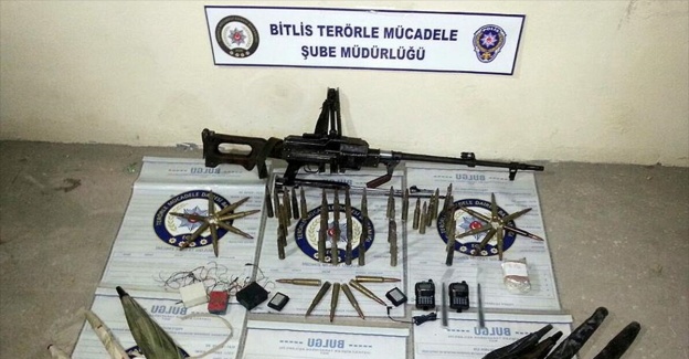 Bitlis'te PKK'nın dağ kadrosuna götürülen silah ve mühimmat ele geçirildi