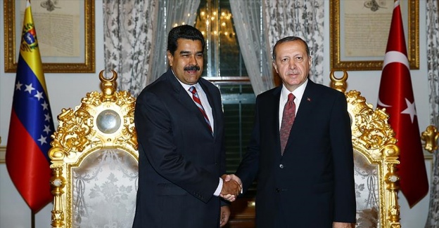 Cumhurbaşkanı Erdoğan, Venezuela Devlet Başkanı Moros'la görüştü