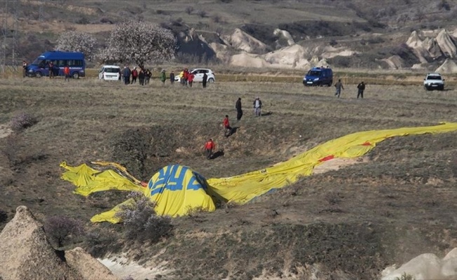 Kapadokya'da balon kazası: 1 ölü, 20 yaralı