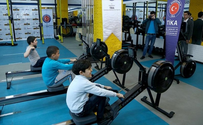 TİKA Bakü'de crossfit salonu yaptırdı