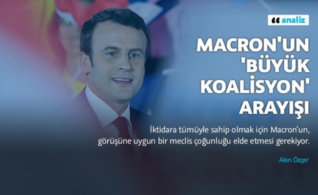 Macron'un 'büyük koalisyon' arayışı