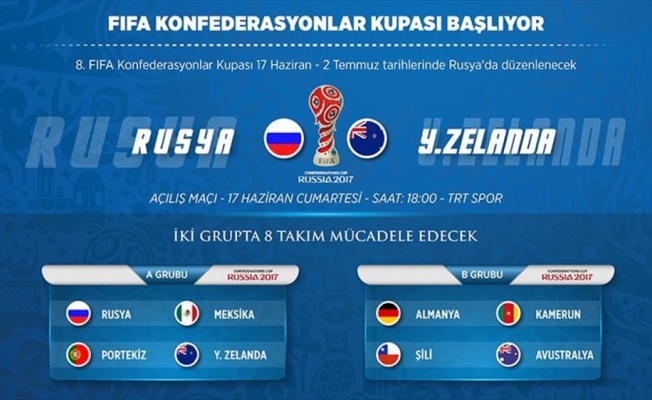 FIFA Konfederasyonlar Kupası başlıyor