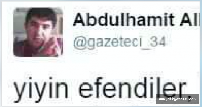 İşte kadrolu BİK elemanının o rezil “Tweet”i…