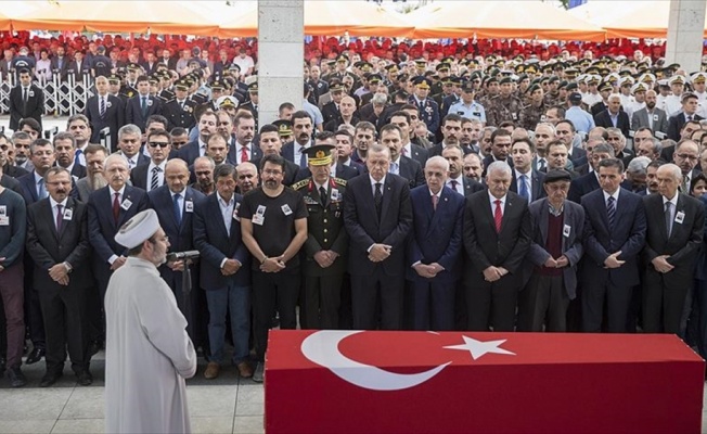 Şehit Tümgeneral Aydın için Ankara'da cenaze töreni düzenlendi