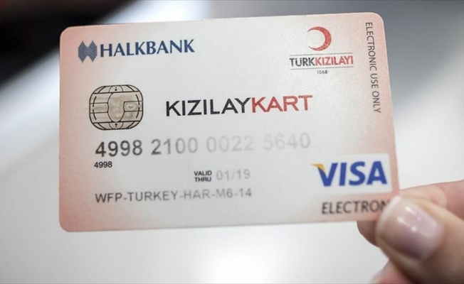 Kızılay Kart 1 milyondan fazla sığınmacıya ulaşacak