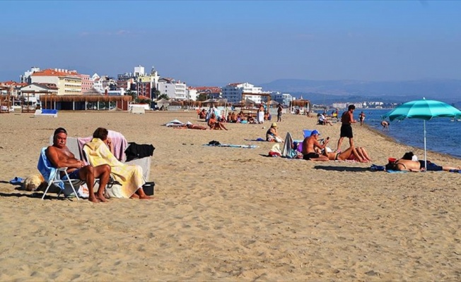 Ayvalık'ta ekim ayında deniz keyfi