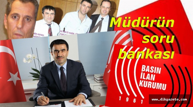 Basın İlan Kurumu Genel Müdürü Karaca ve BİK yöneticilerine sorular