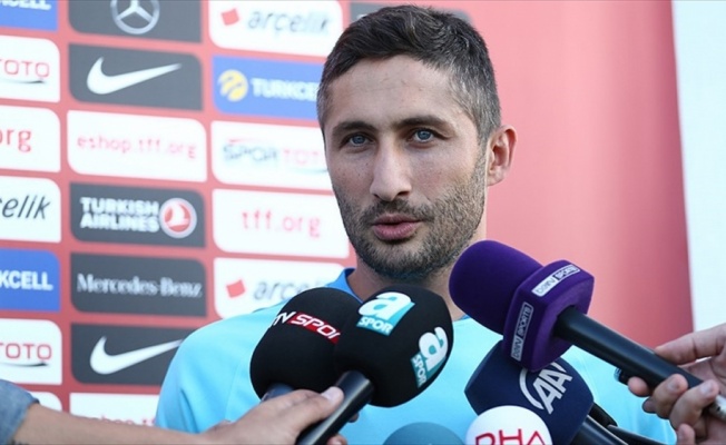 Milli Futbolcu Sarıoğlu: Hedefimiz olan Rusya'ya gitmek istiyoruz