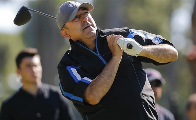 Turkish Airlines Open 2017 Golf Turnuvası'na Bakan Çavuşoğlu da katıldı